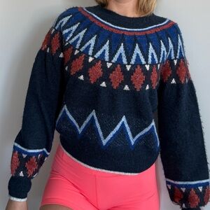 Sundry Fairisle Sweater Wool